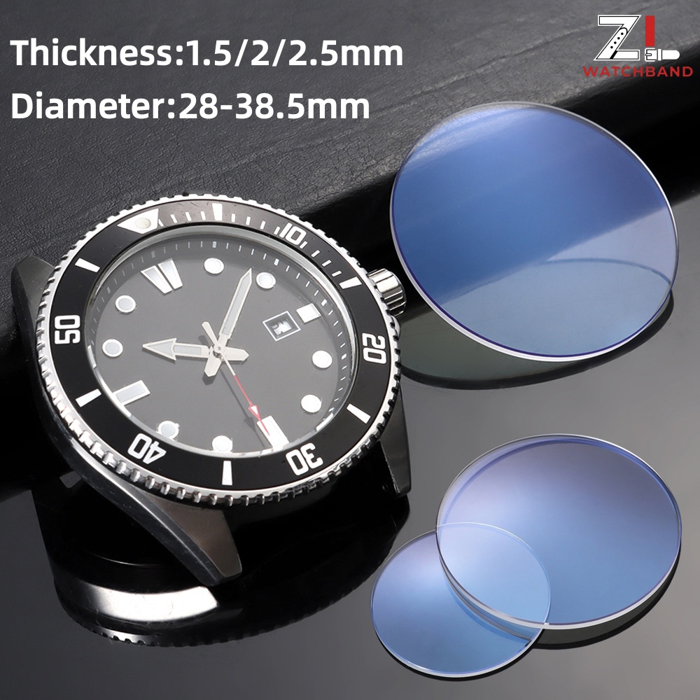 Watch Crystal Replacement - 1.5/2.0/2.5mm Thick Watch Glass Sapphire Replacement