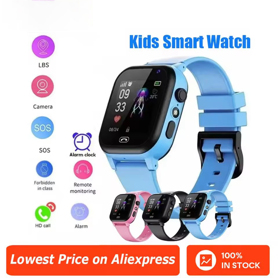 Smartwatch Watches For 12 Year Old Boy - Kids Smart Watch SOS LBS Location