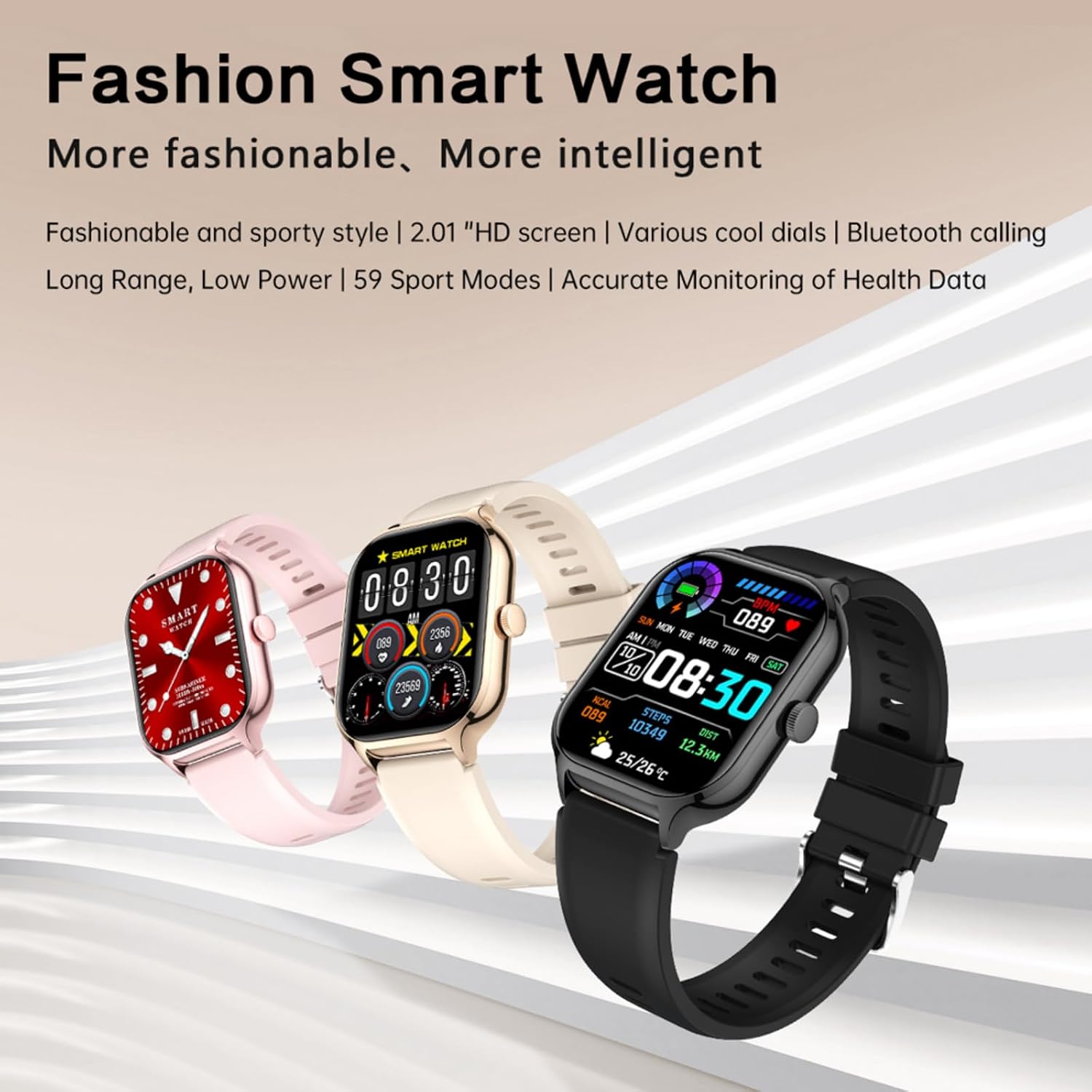 Watch 7 Smartwatch Iphone - Smartwatch with HD Touch Screen, Wireless