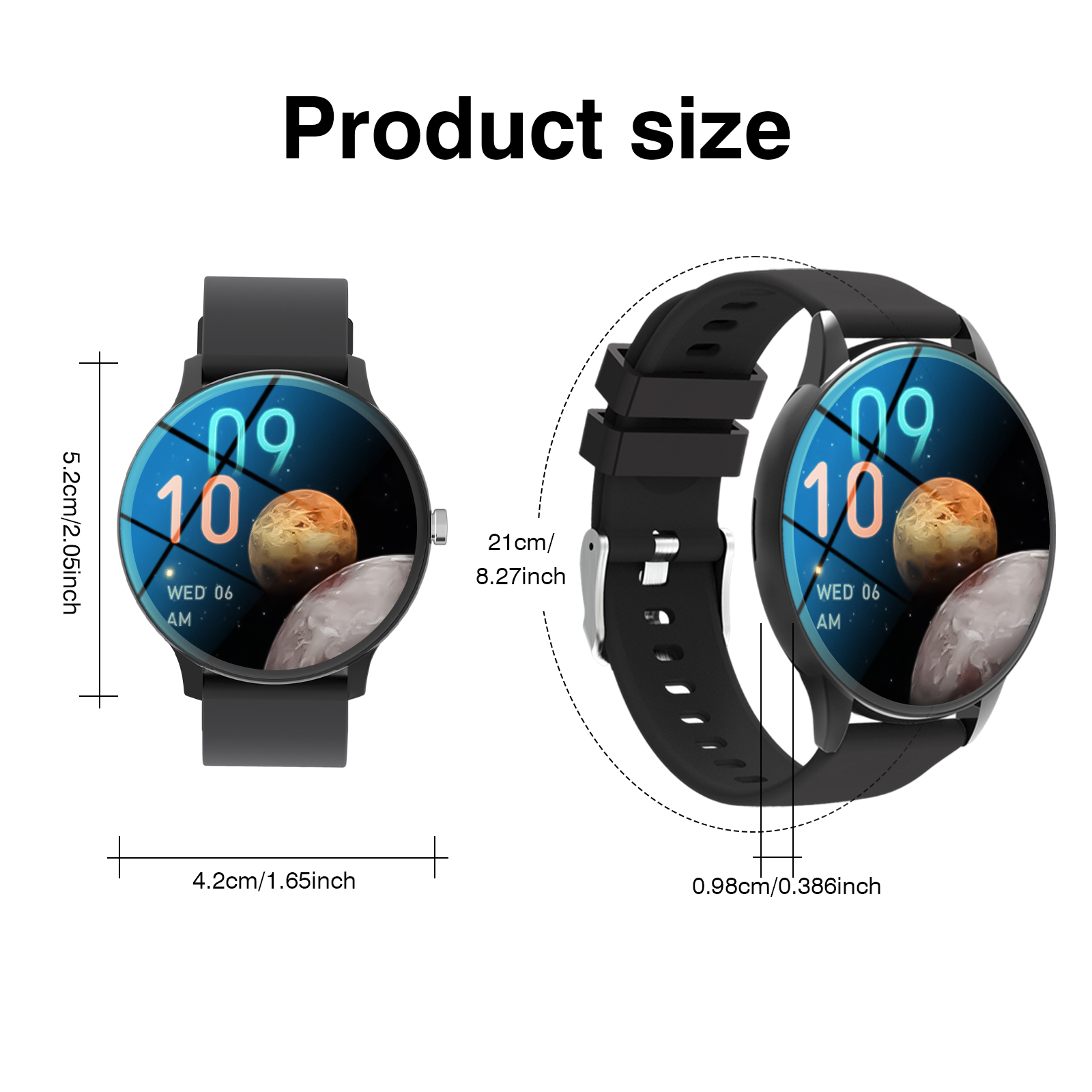 1.65-inch Full Screen Touch Sp - đánh giá và giá Watch 7 Smartwatch Iphone