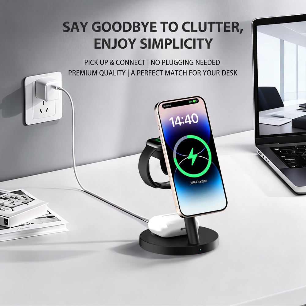 3in1 Qi2.2 25W Fast Wireless C - đánh giá và giá Smartwatch Watches For Iphone