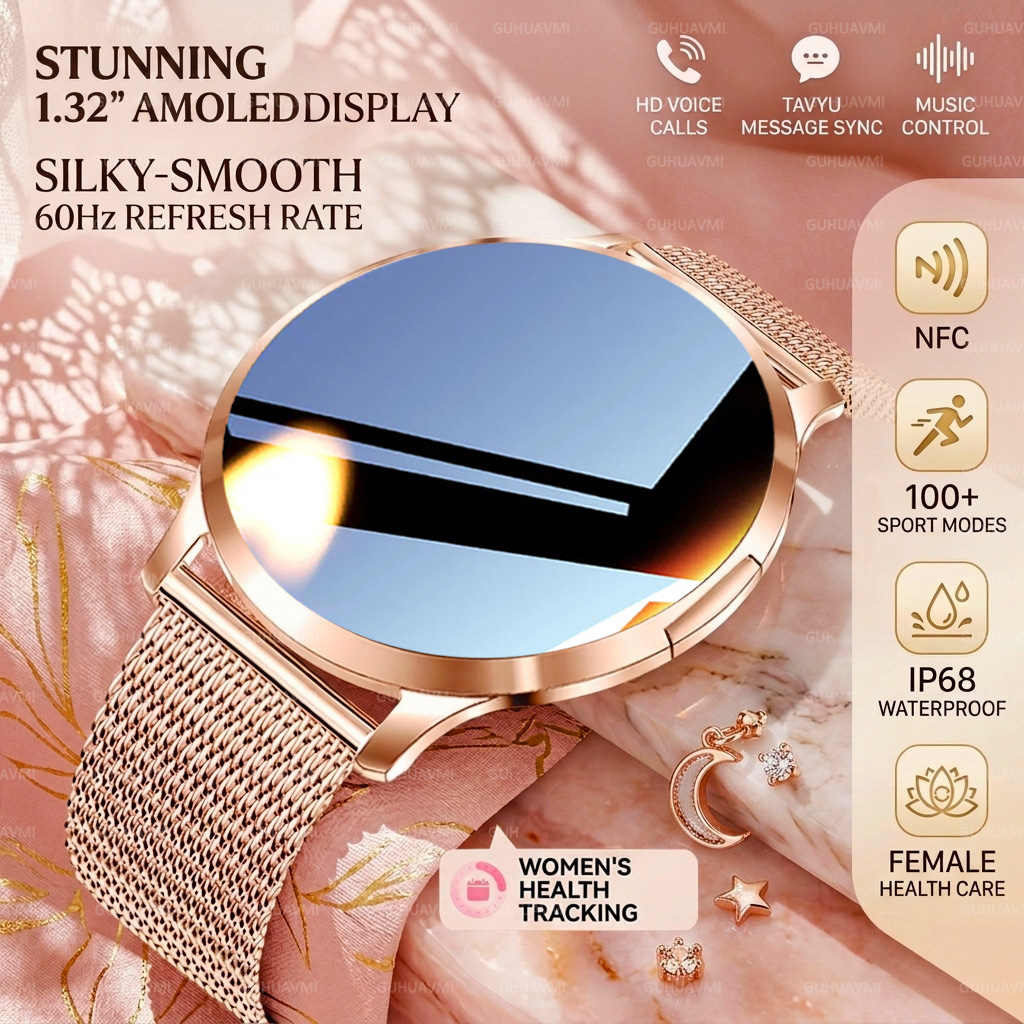 2026New Stylish Women NFC Smar - đánh giá và giá Smartwatch Stylish Watches For Women