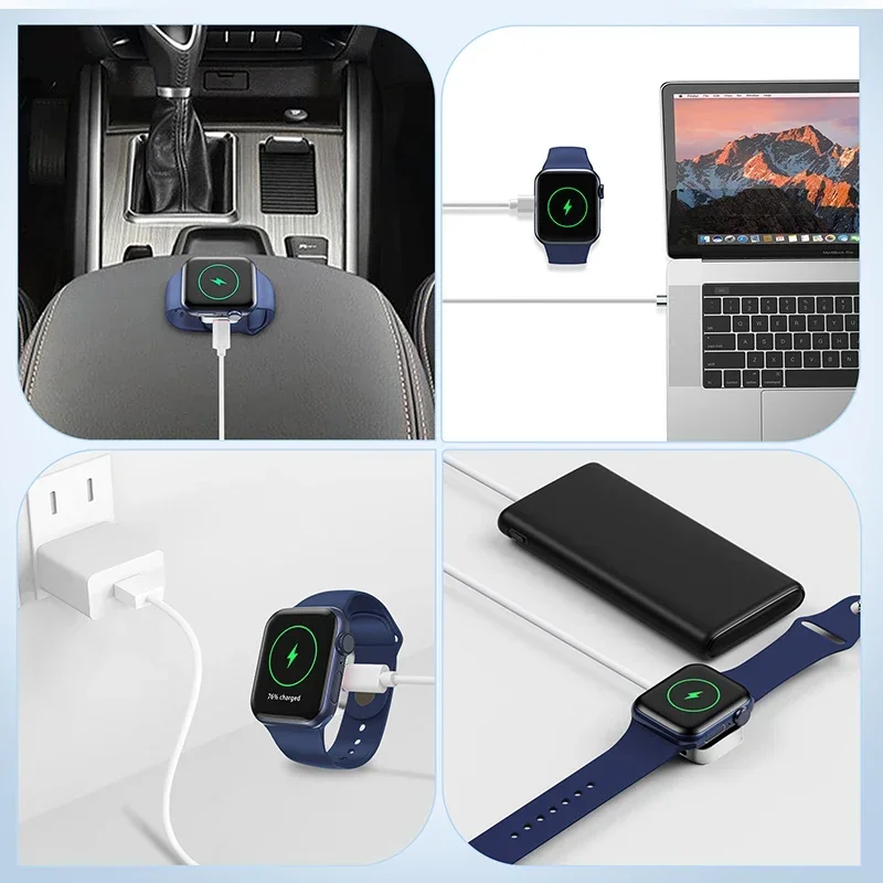2 in 1 Portable Metal Magnetic - đánh giá và giá Watch 7 Smartwatch Iphone