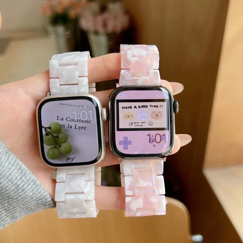 Luxury Resin strap for Apple W - đánh giá và giá Smartwatch Luxury Watches For Women