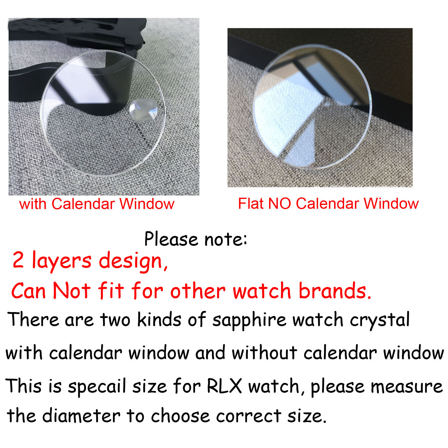 Round Flat Sapphire Replacemen - đánh giá và giá Watch Crystal Replacement
