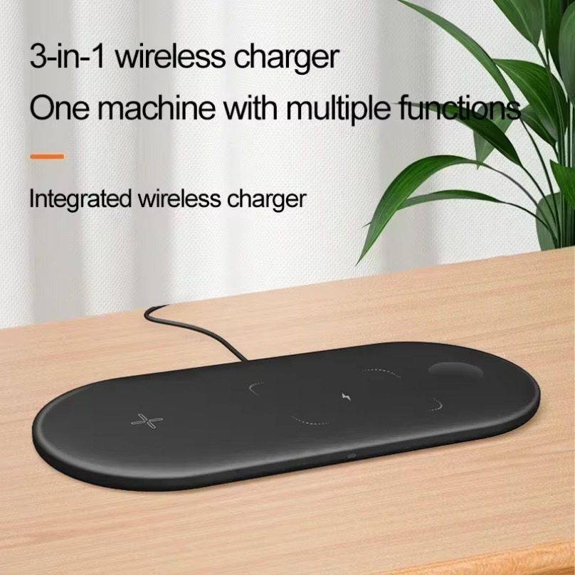Desktop 3 in 1 Wireless Charge - đánh giá và giá Watch 7 Smartwatch Iphone