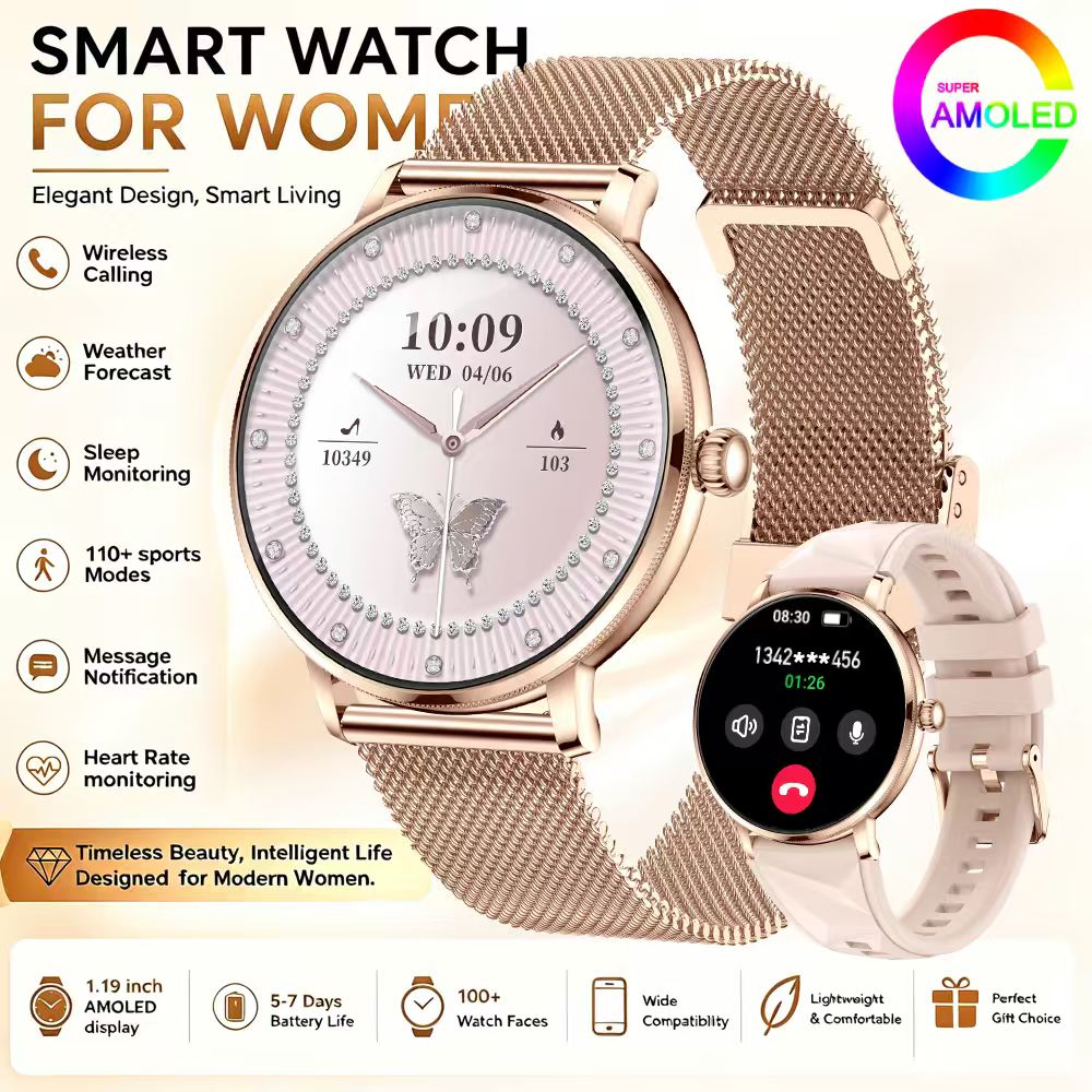 2026 model of military-grade s - đánh giá và giá Smartwatch Stylish Watches For Women