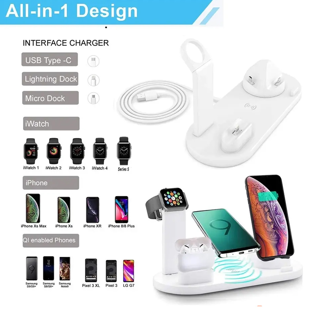 30W 7 in 1 Wireless Charger St - đánh giá và giá Smartwatch Watches For Iphone