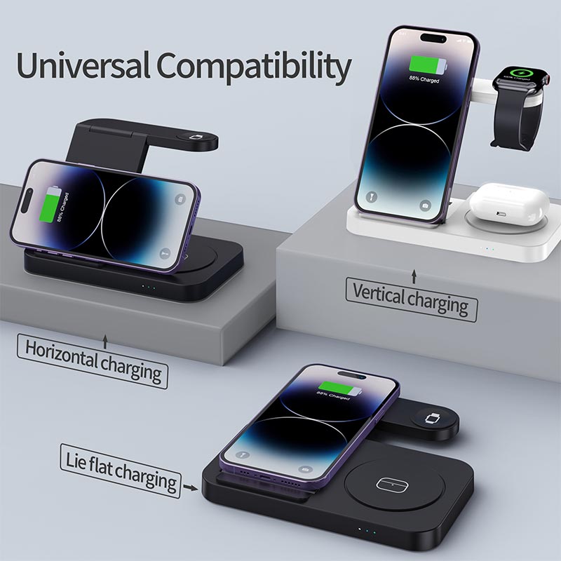 4 in 1 Foldable Wireless Charg - đánh giá và giá Watch 7 Smartwatch Iphone