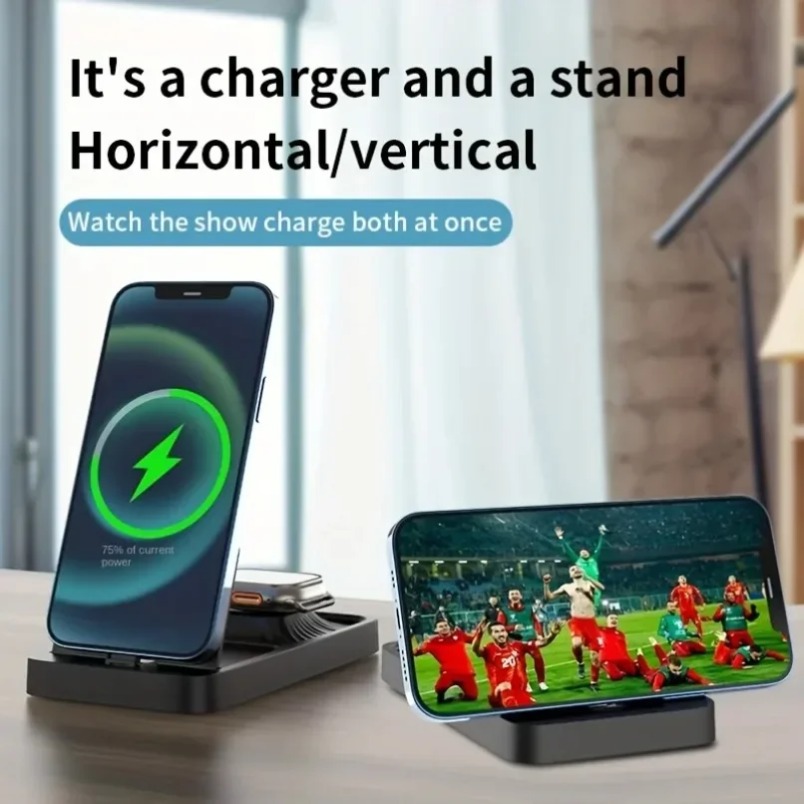 3 in 1 Wireless Charger Stand  - đánh giá và giá Smartwatch Watches For Iphone