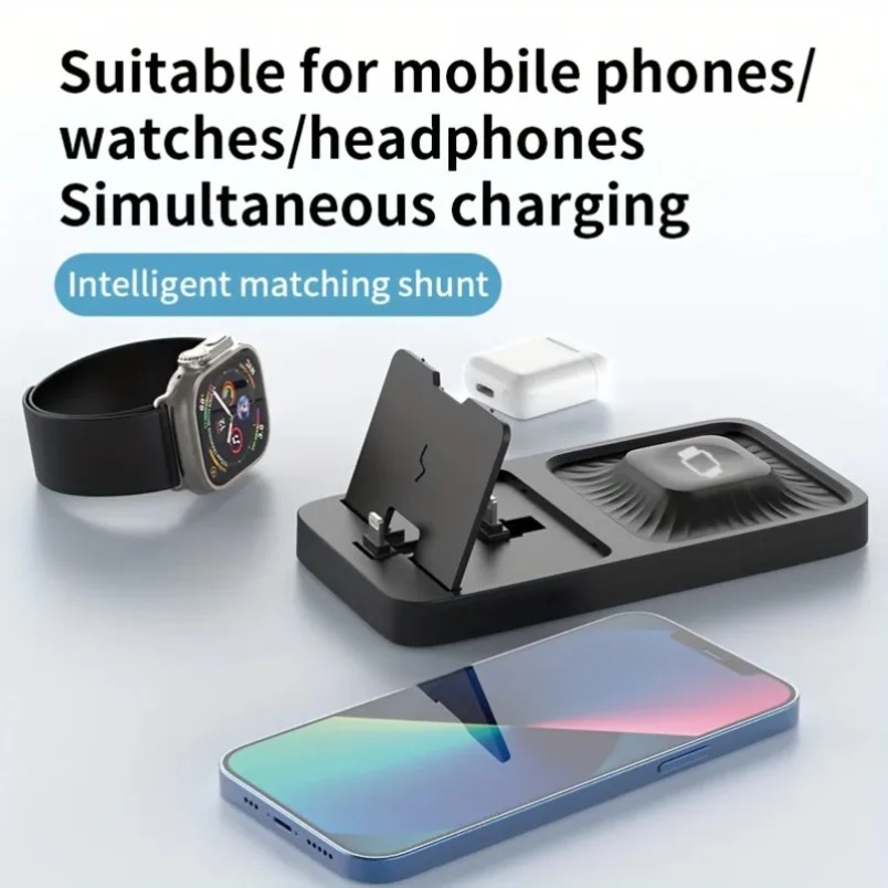 3 in 1 Wireless Charger Stand  - đánh giá và giá Smartwatch Watches For Iphone