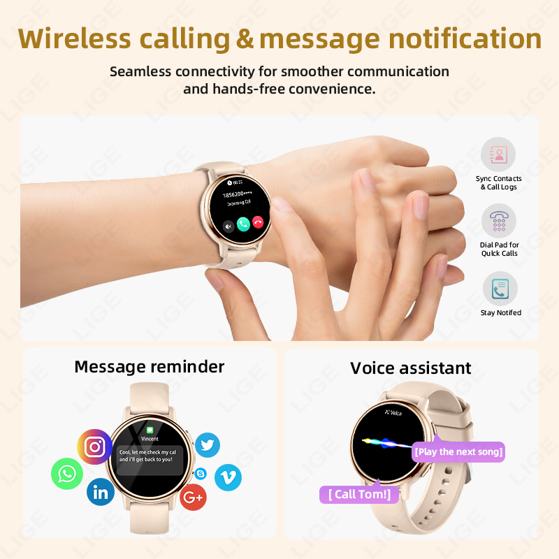2026 LIGE Women Smart Watch Lu - đánh giá và giá Smartwatch Luxury Watches For Women