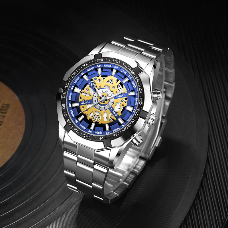 Luxury Fashion Skeleton Watch  - đánh giá và giá Smartwatch Casual Watches For Men