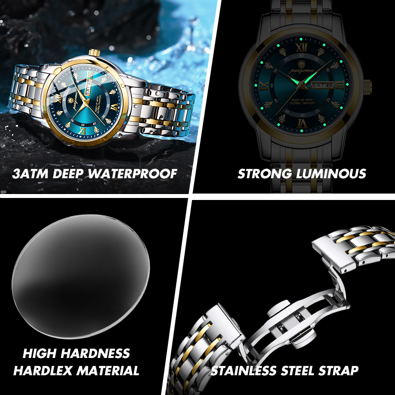 PAAZOMU Watch Men Women Diamon - đánh giá và giá Smartwatch Casual Watches For Men