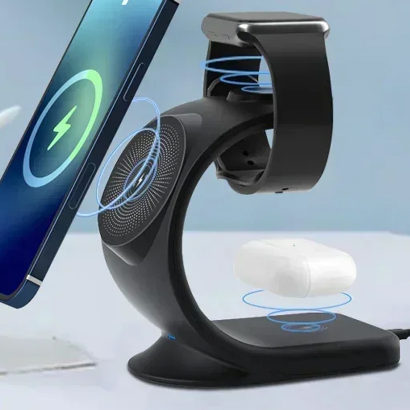 Magnetic Wireless Charger 3 in - đánh giá và giá Watch 7 Smartwatch Iphone