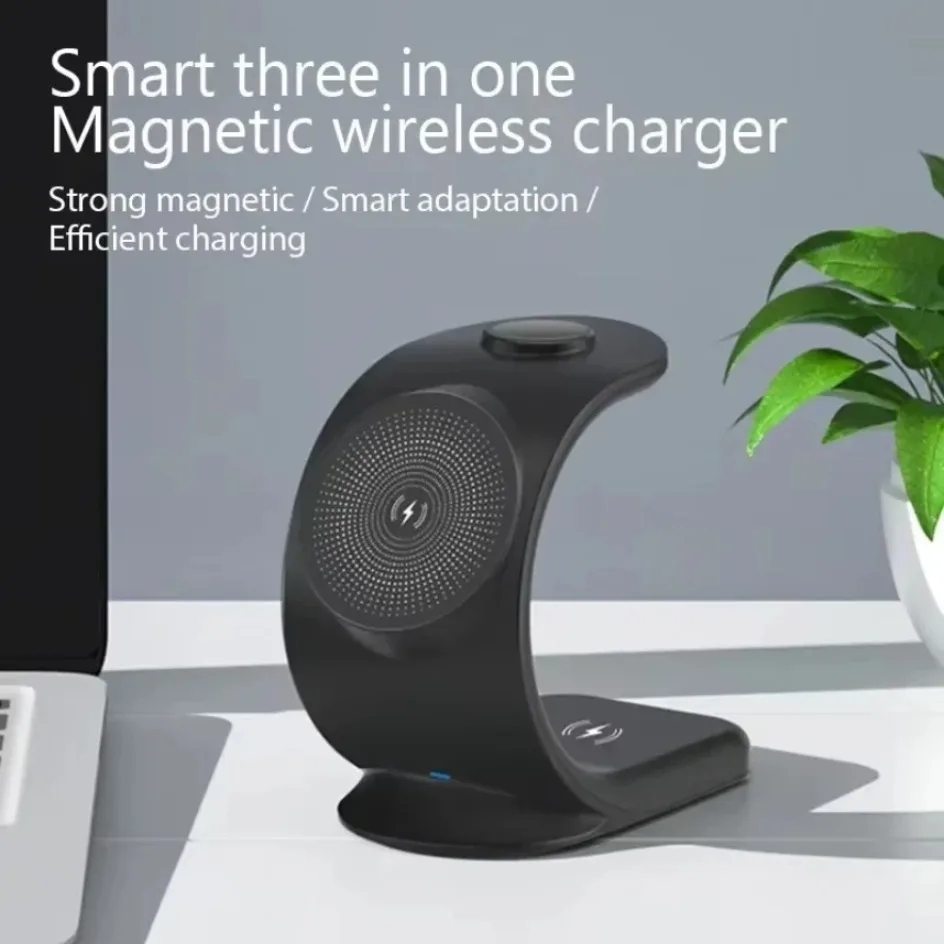 Magnetic Wireless Charger 3 in - đánh giá và giá Watch 7 Smartwatch Iphone