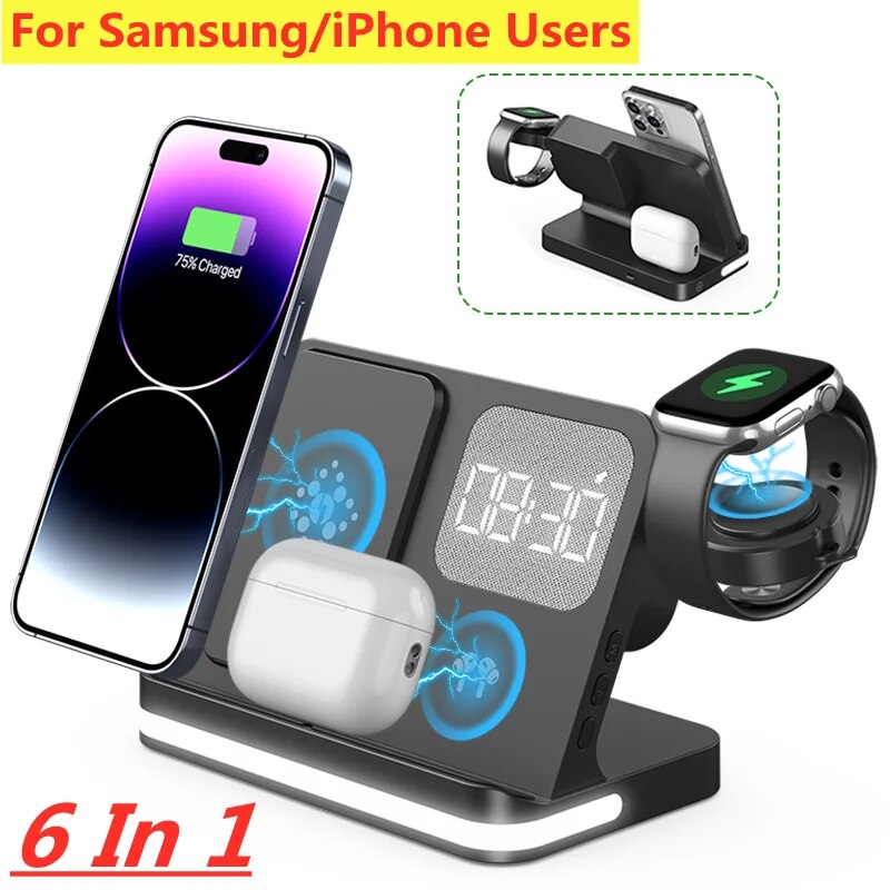 Wireless Charger Stand For iPh - đánh giá và giá Smartwatch Watches For Iphone