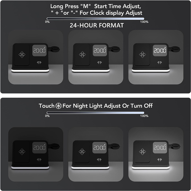 Wireless Charger Stand For iPh - đánh giá và giá Smartwatch Watches For Iphone