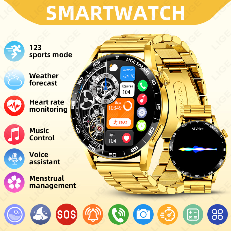 LIGE Luxury Smart Watch For Ma - đánh giá và giá Smartwatch Luxury Watches For Women
