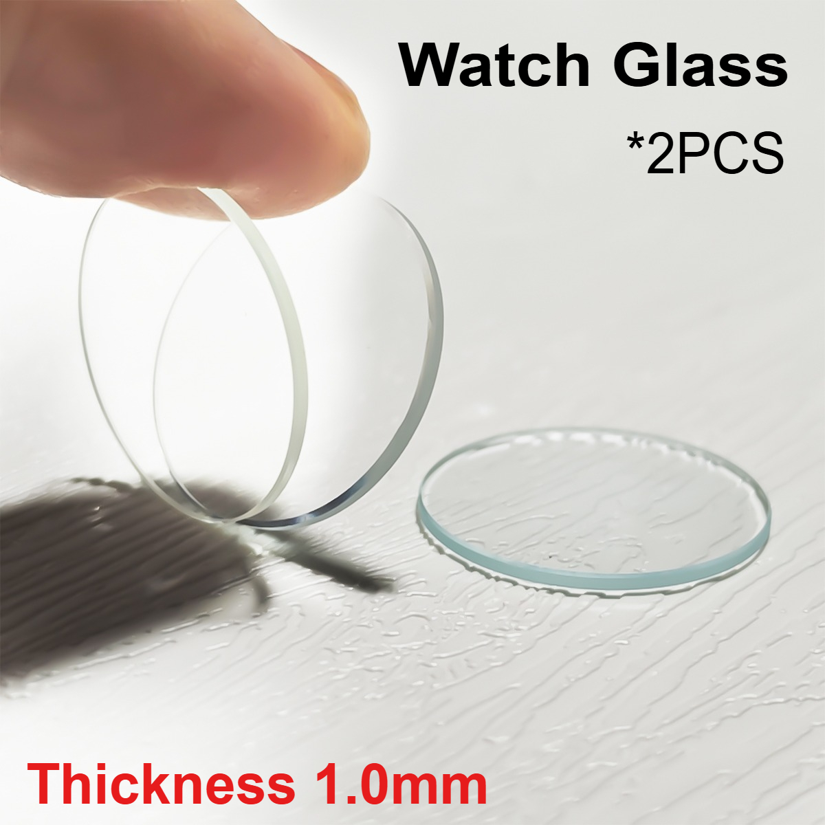 2 Pieces 15 - 45mm Flat Round  - đánh giá và giá Watch Crystal Replacement