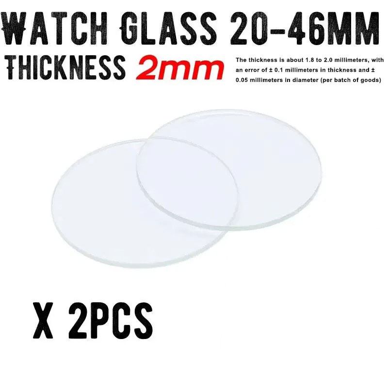 【2PCS】Thickness 2.0mm Round Wa - đánh giá và giá Watch Crystal Replacement