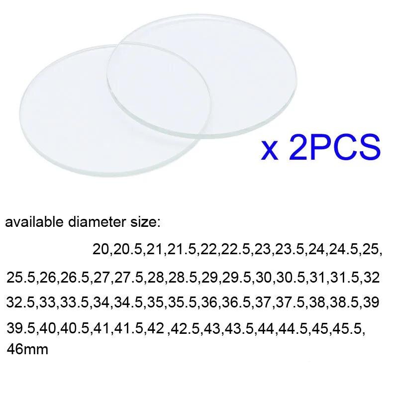 【2PCS】Thickness 2.0mm Round Wa - đánh giá và giá Watch Crystal Replacement