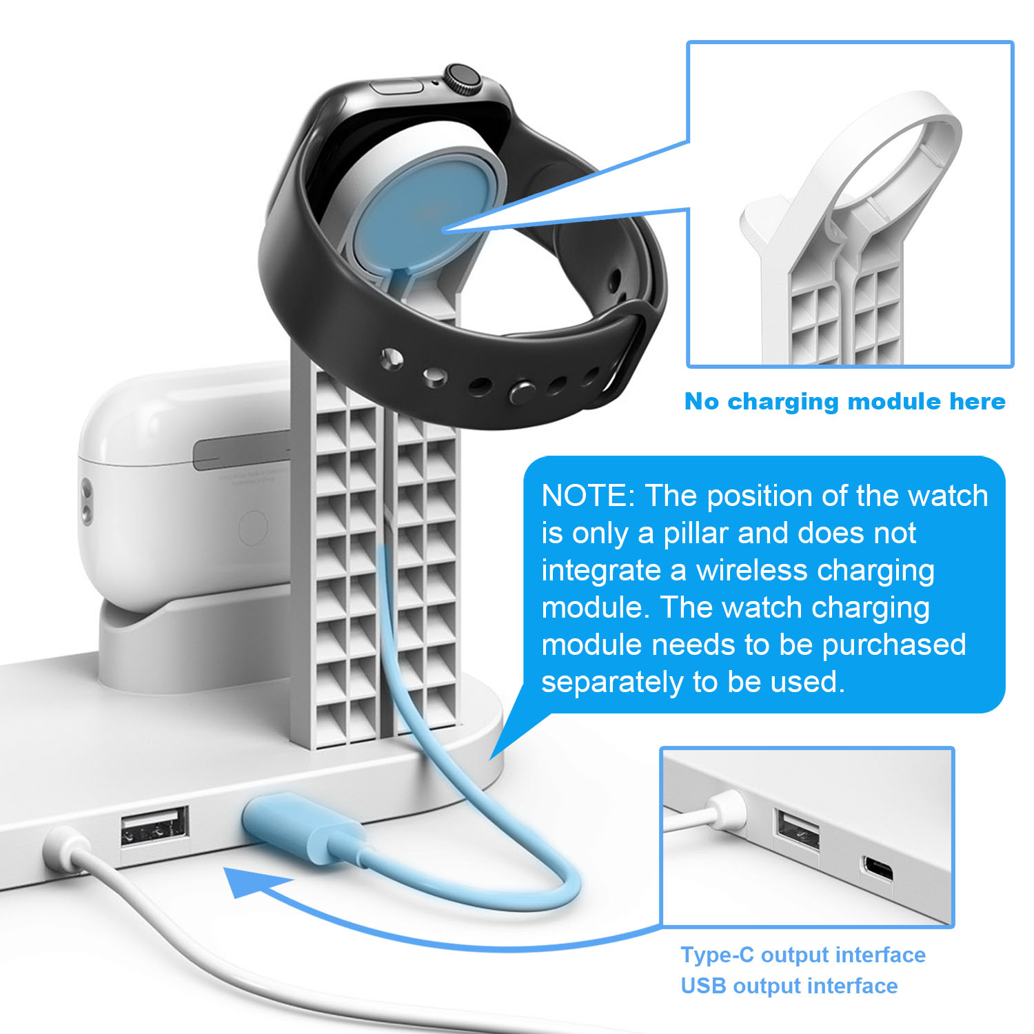 7 in 1 Wireless Chargers Stand - đánh giá và giá Watch 7 Smartwatch Iphone