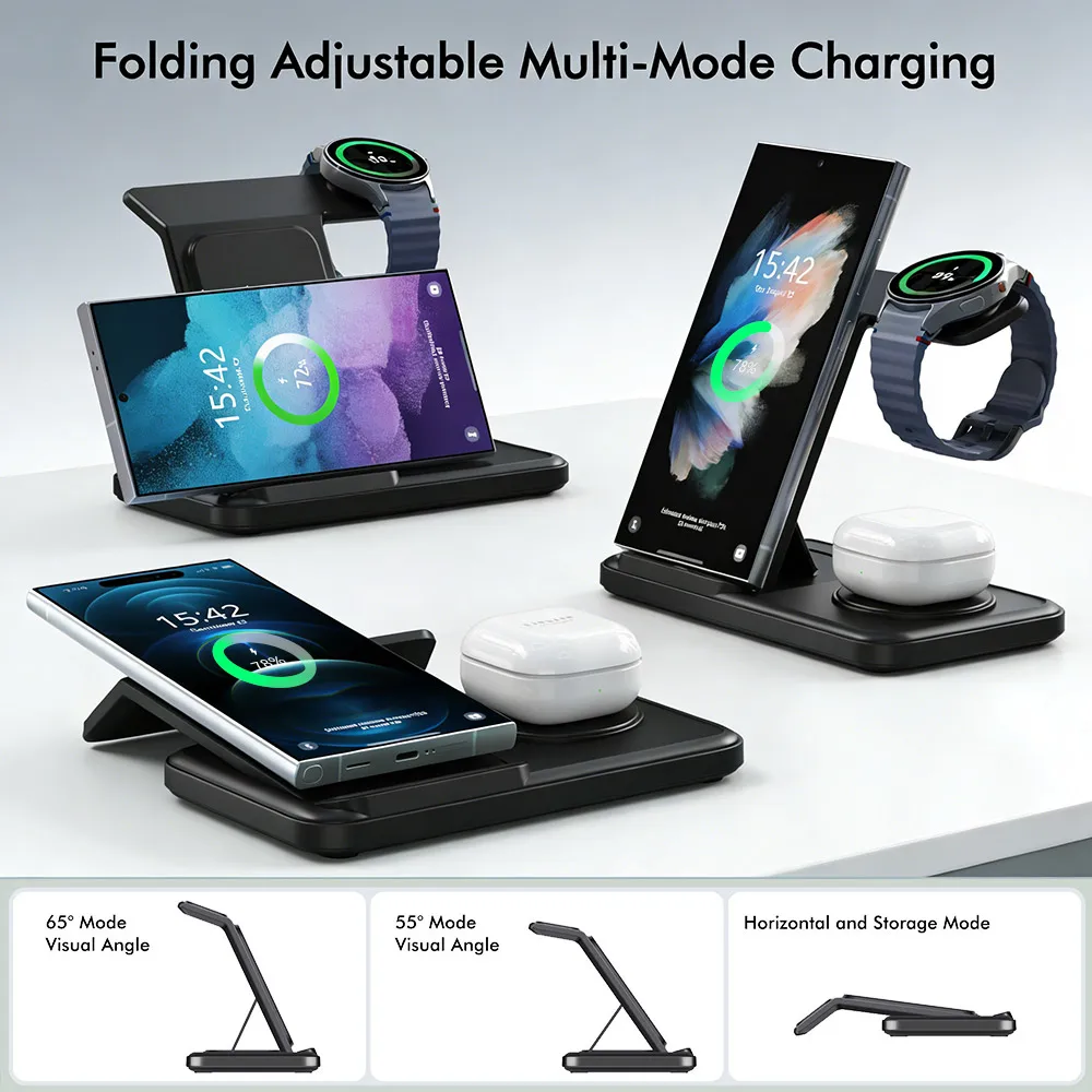 3 IN 1 Wireless Charger Statio - đánh giá và giá Watch 7 Smartwatch Iphone