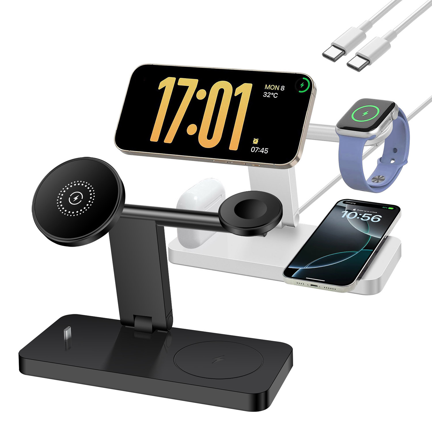 4 in 1 Magnetic Wireless Charg - đánh giá và giá Smartwatch Watches For Iphone