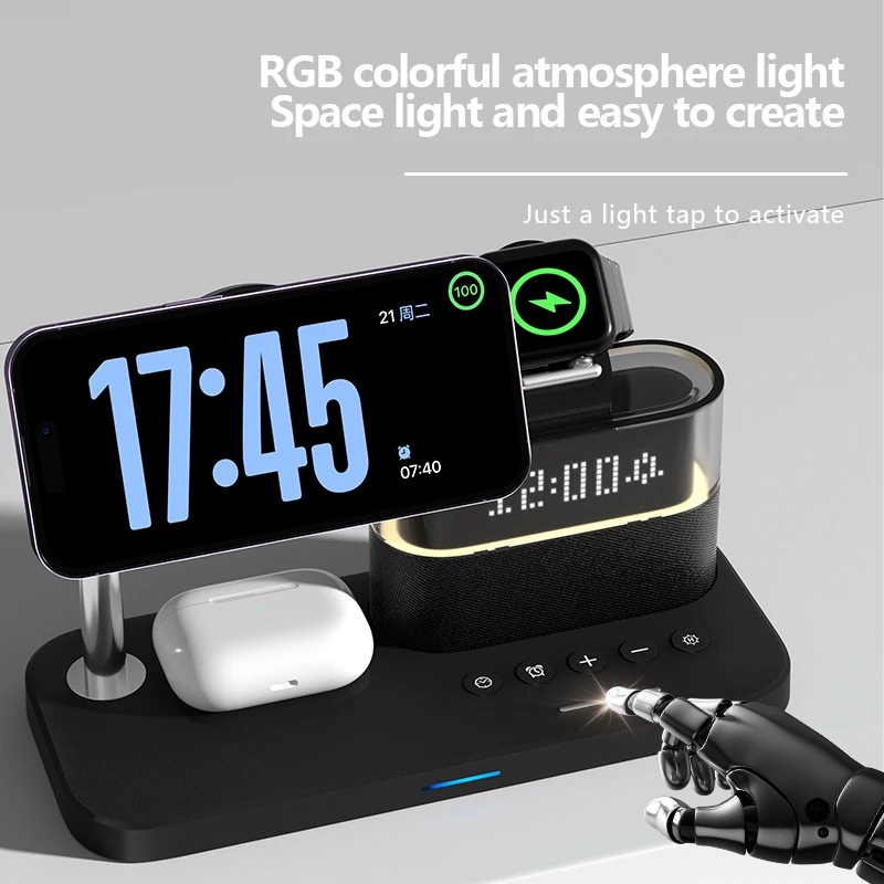 New 5 In 1 Wireless Charger St - đánh giá và giá Smartwatch New Watches