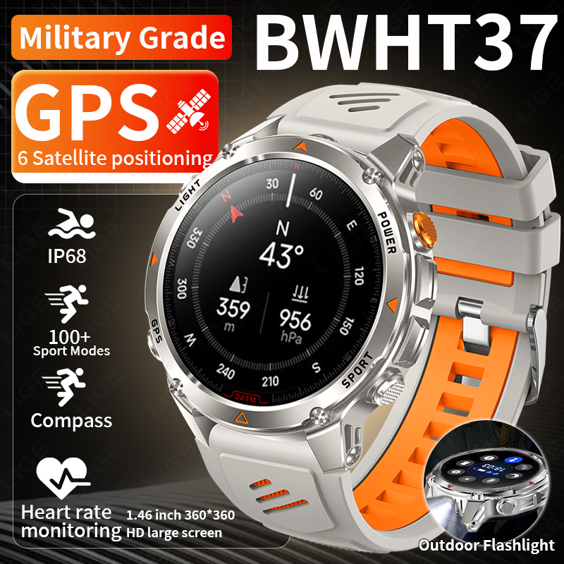 LIGE Rugged GPS Track Smart Wa - đánh giá và giá Smartwatch Watches For Mens