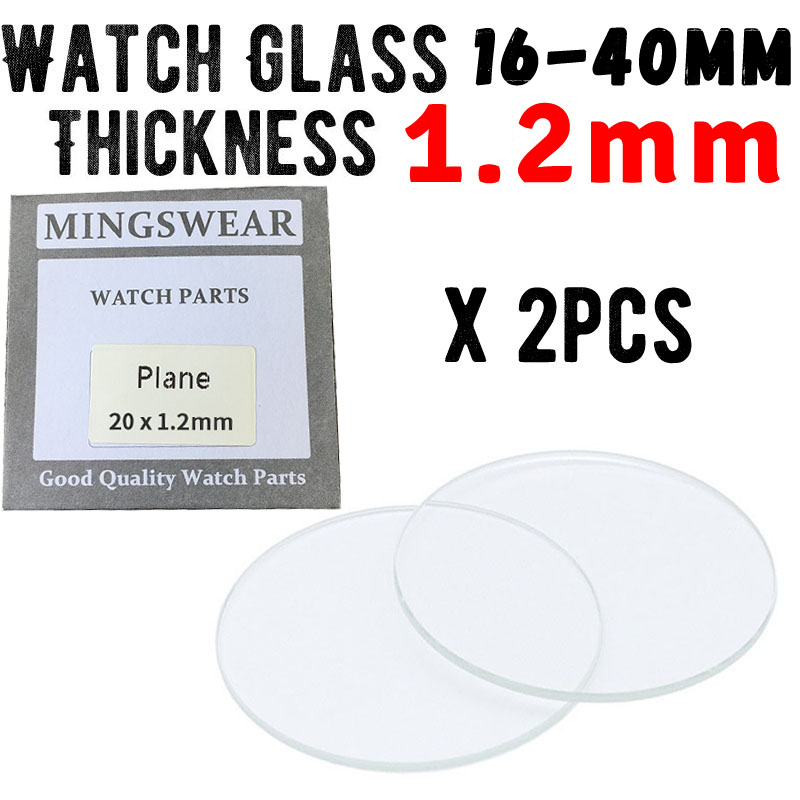 2x Thickness 1.2mm Replacement - đánh giá và giá Watch Crystal Replacement
