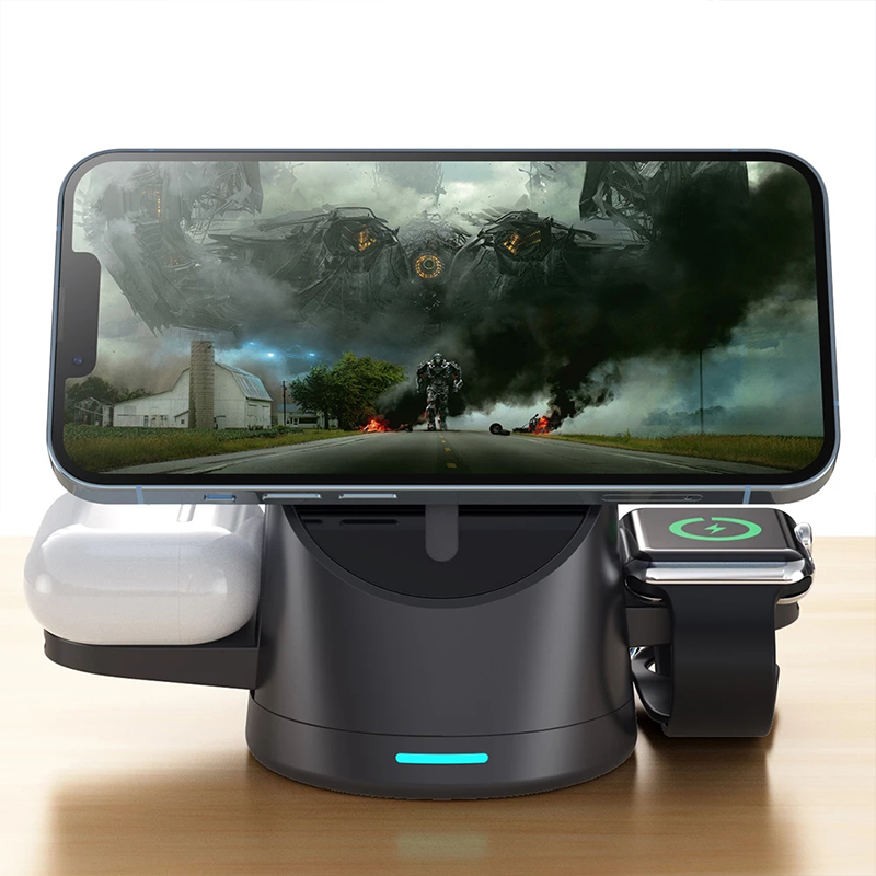 15W Magnetic 3 in 1 Fast Wirel - đánh giá và giá Watch 7 Smartwatch Iphone