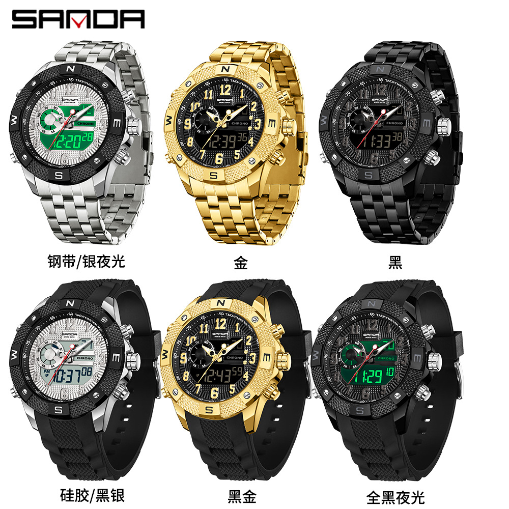 SANDA electronic watch youth t - đánh giá và giá Smartwatch Trending Watches For Men
