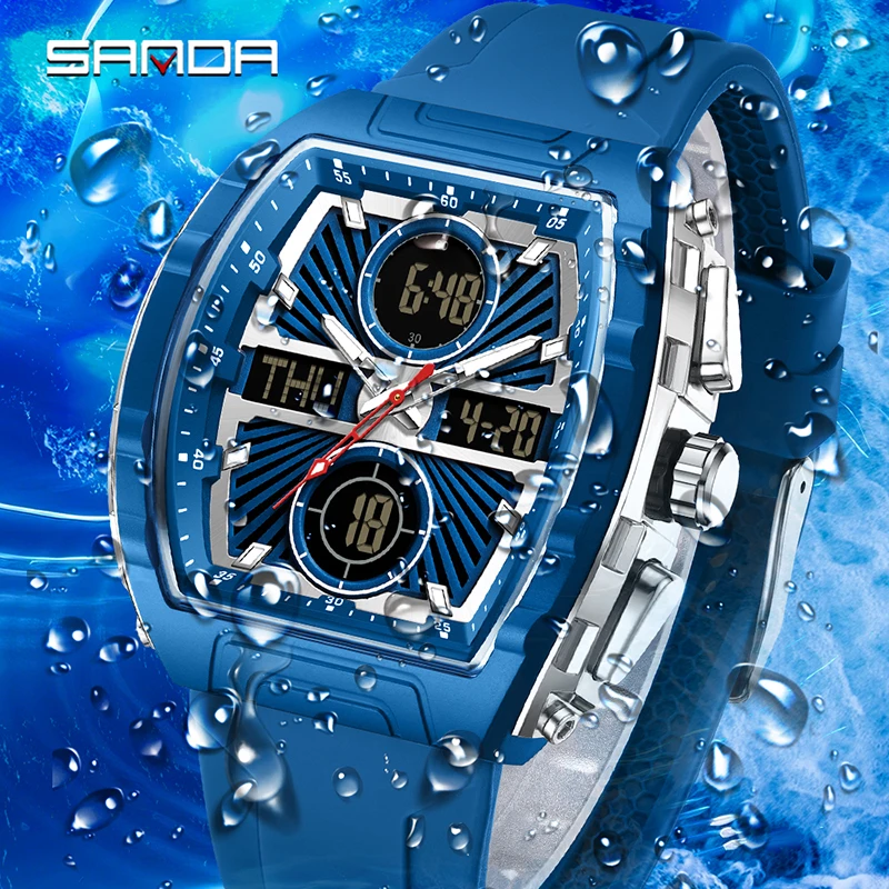 SANDA New Fashion Trend Men's  - đánh giá và giá Smartwatch Trending Watches For Men
