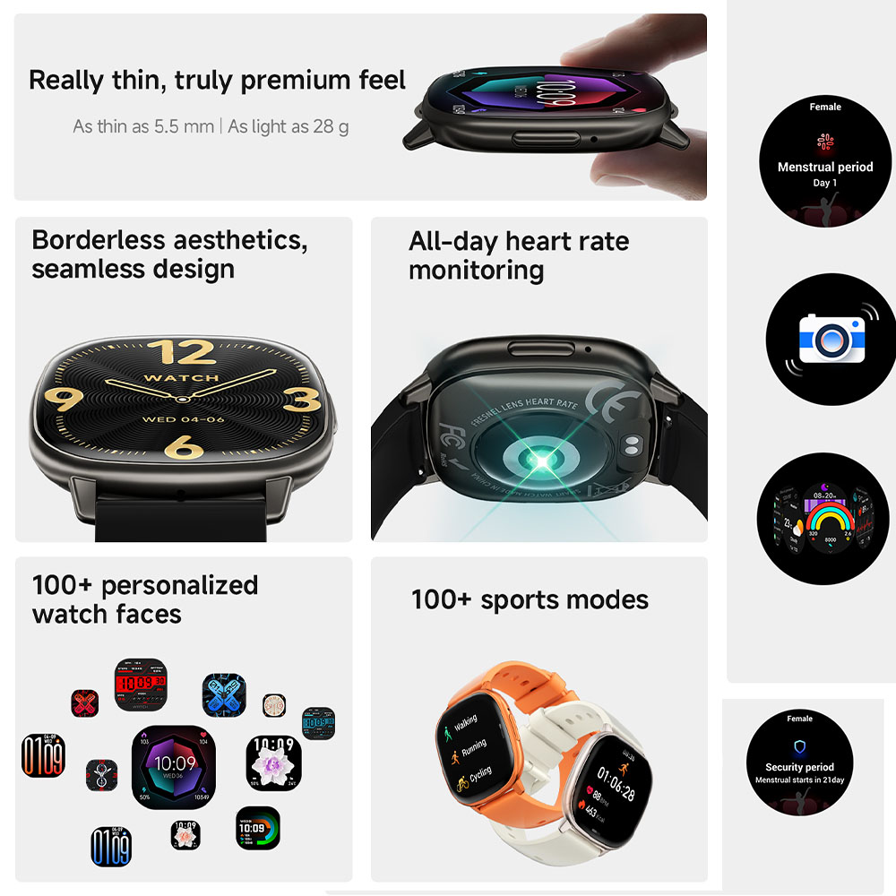 HD17 AIR AMOLED Fashion Smartw - đánh giá và giá Smartwatch Stylish Watches For Women