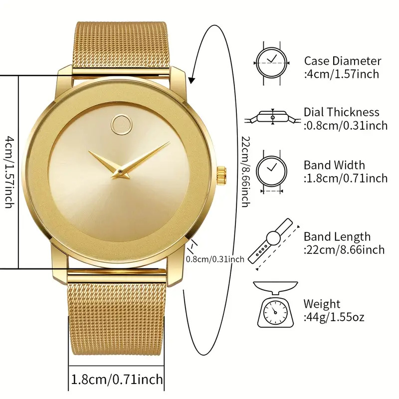 New Ultra-Thin Mesh Band Men's - đánh giá và giá Smartwatch New Watches