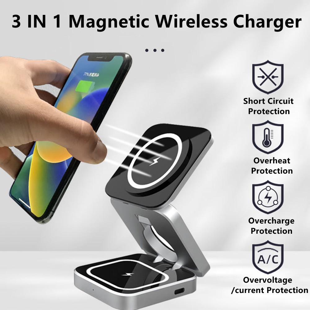 Foldable Magnetic Wireless Cha - đánh giá và giá Watch 7 Smartwatch Iphone