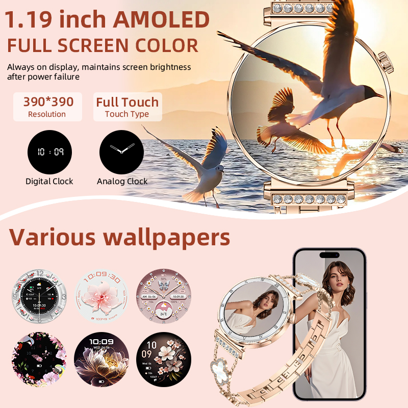 LIGE Luxury Smart Watch Women  - đánh giá và giá Smartwatch Luxury Watches For Women