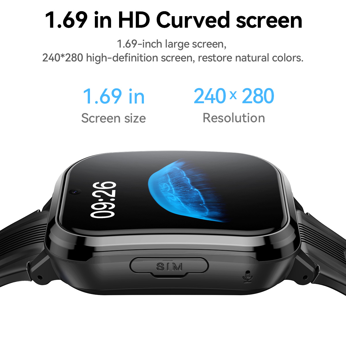 HOCO Y108 1.69inch HD LCD Curv - đánh giá và giá Smartwatch Watches For Children