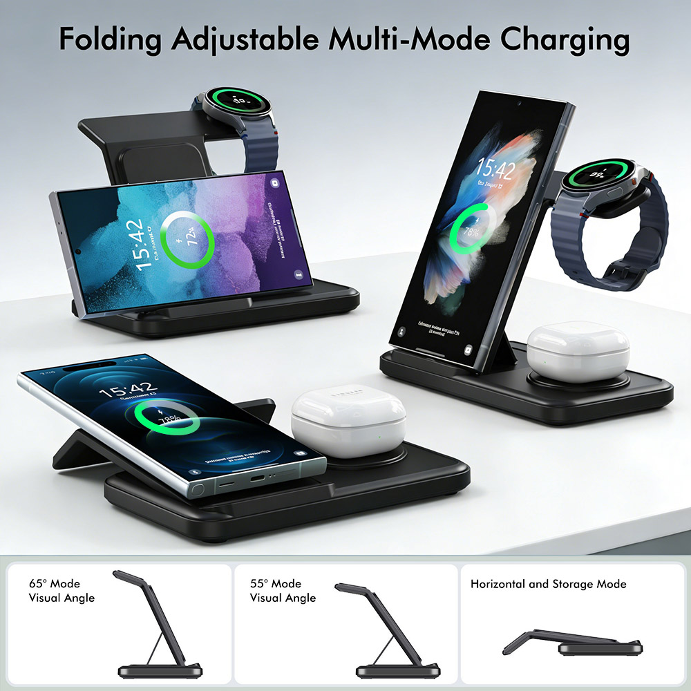 3 in 1 Wireless Charger Stand  - đánh giá và giá Watch 7 Smartwatch Iphone