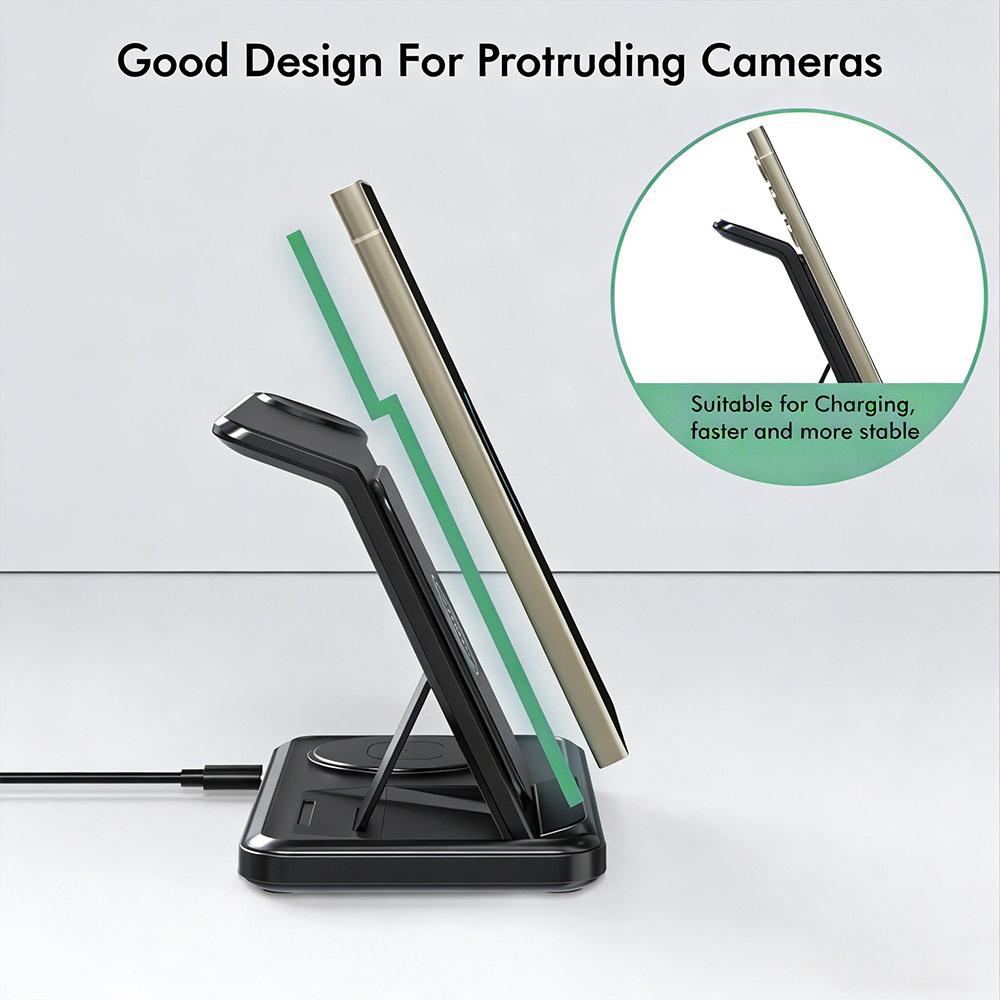 3 in 1 Wireless Charger Stand  - đánh giá và giá Watch 7 Smartwatch Iphone