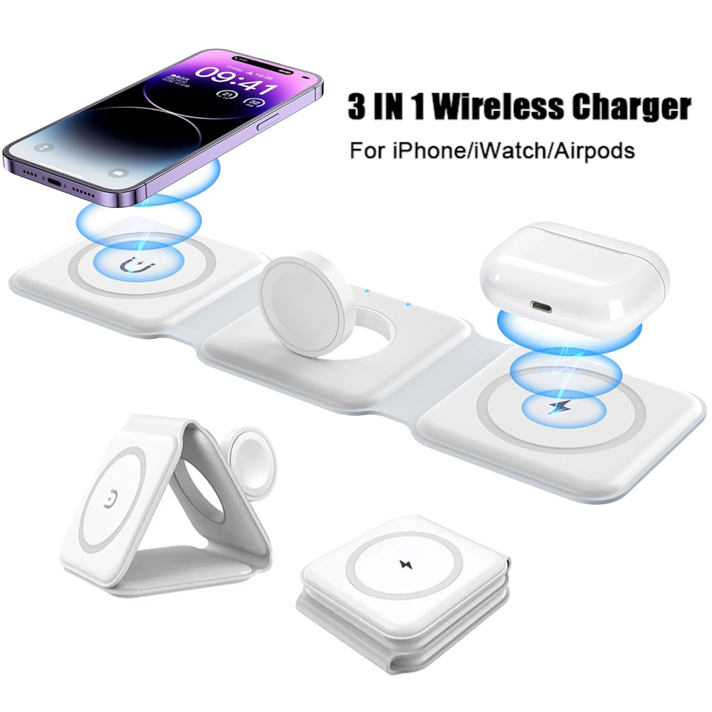 3 In 1 Wireless Charging Stati - đánh giá và giá Smartwatch Watches For Iphone