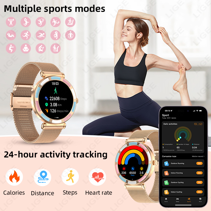 2026 LIGE Luxury Smart Watch F - đánh giá và giá Smartwatch Luxury Watches For Women